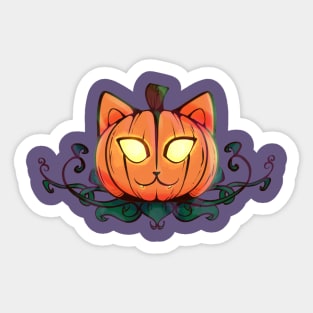 Pumpki-kitty! Sticker